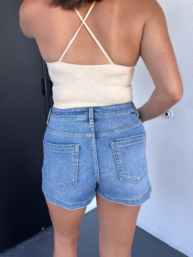 KELSEY SKORT IN DENIM