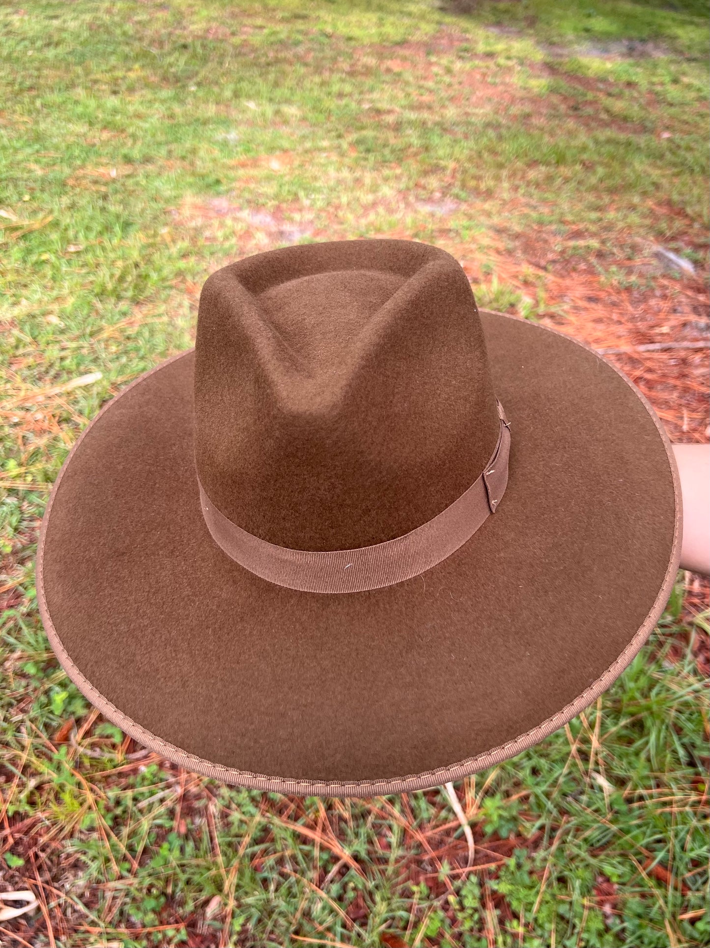 BROOKS RANCHER HAT IN COGNAC