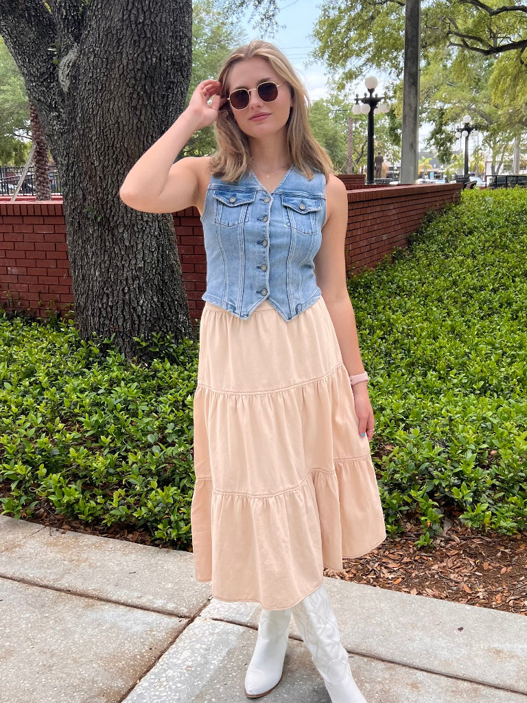 Parker Light Denim Vest