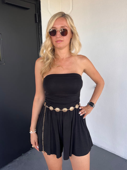 Nora Chain Belt in Gold