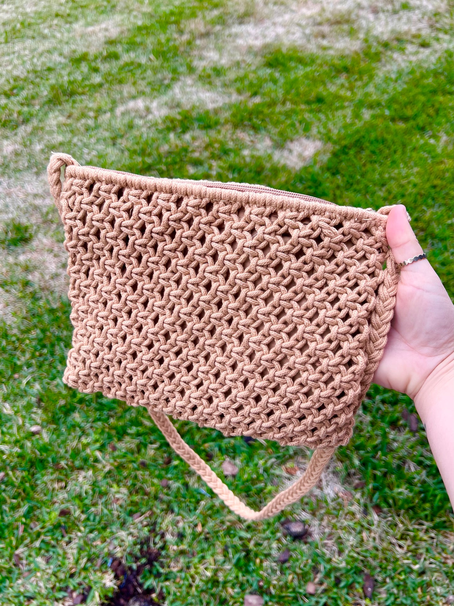 Flora Crossbody Bag in Khaki