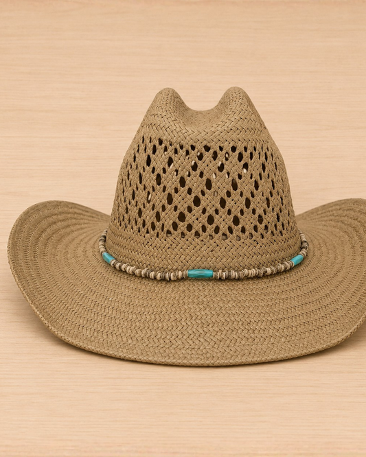 Sadie Cowboy Hat in Khaki