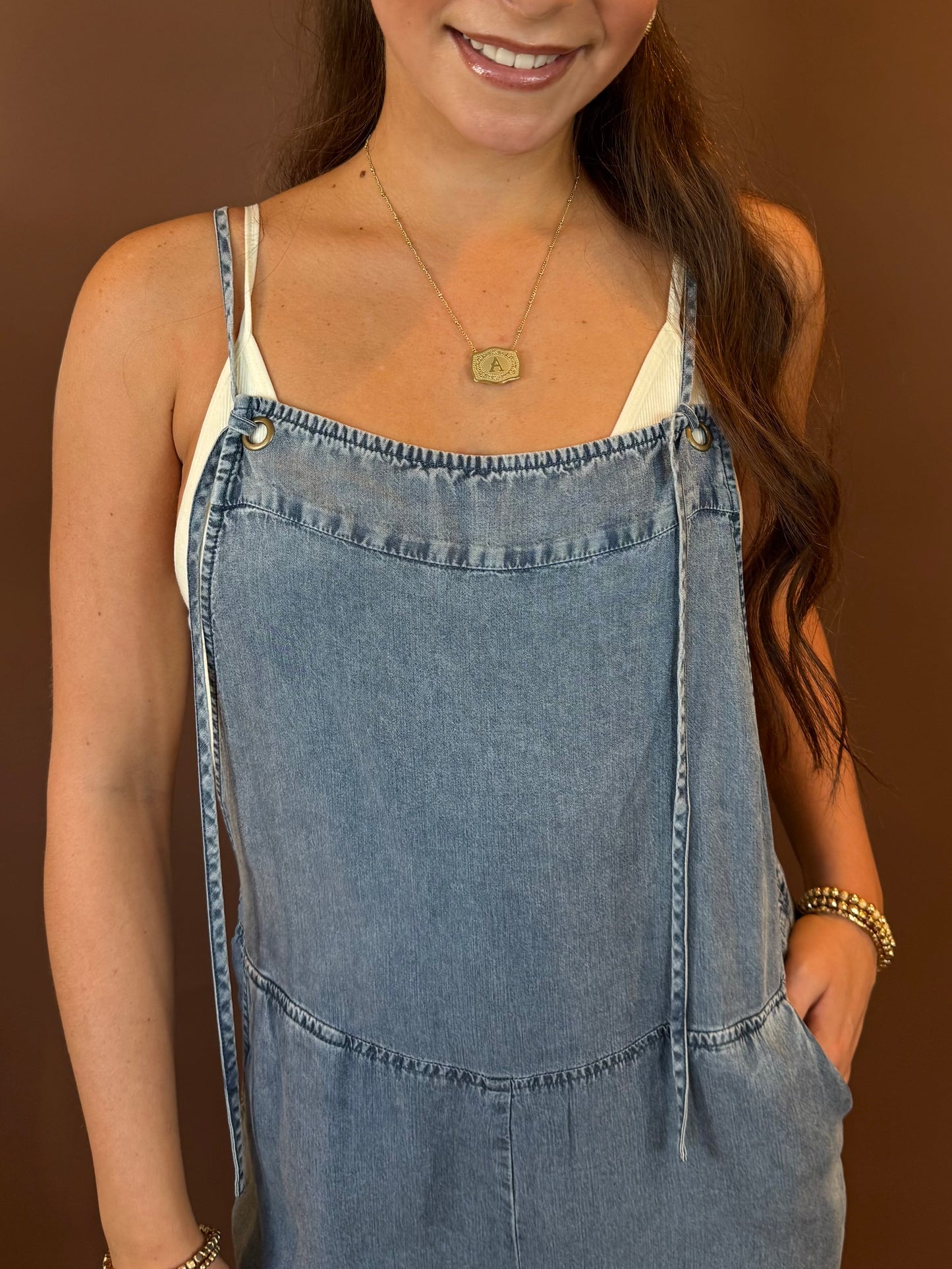 LENNON OVERALL JUMPSUIT IN DENIM