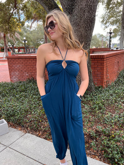 RALEIGH JUMPSUIT IN BLUE