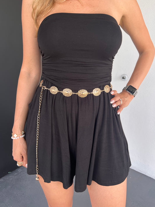 Nora Chain Belt in Gold
