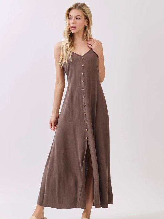 Chloe Maxi Dress in Chocolate