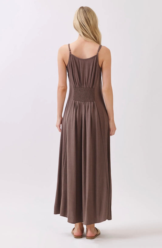 Chloe Maxi Dress in Chocolate
