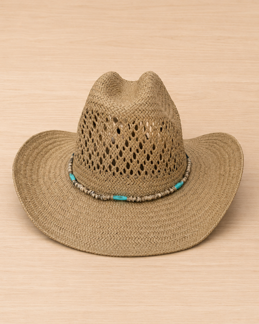 Sadie Cowboy Hat in Khaki