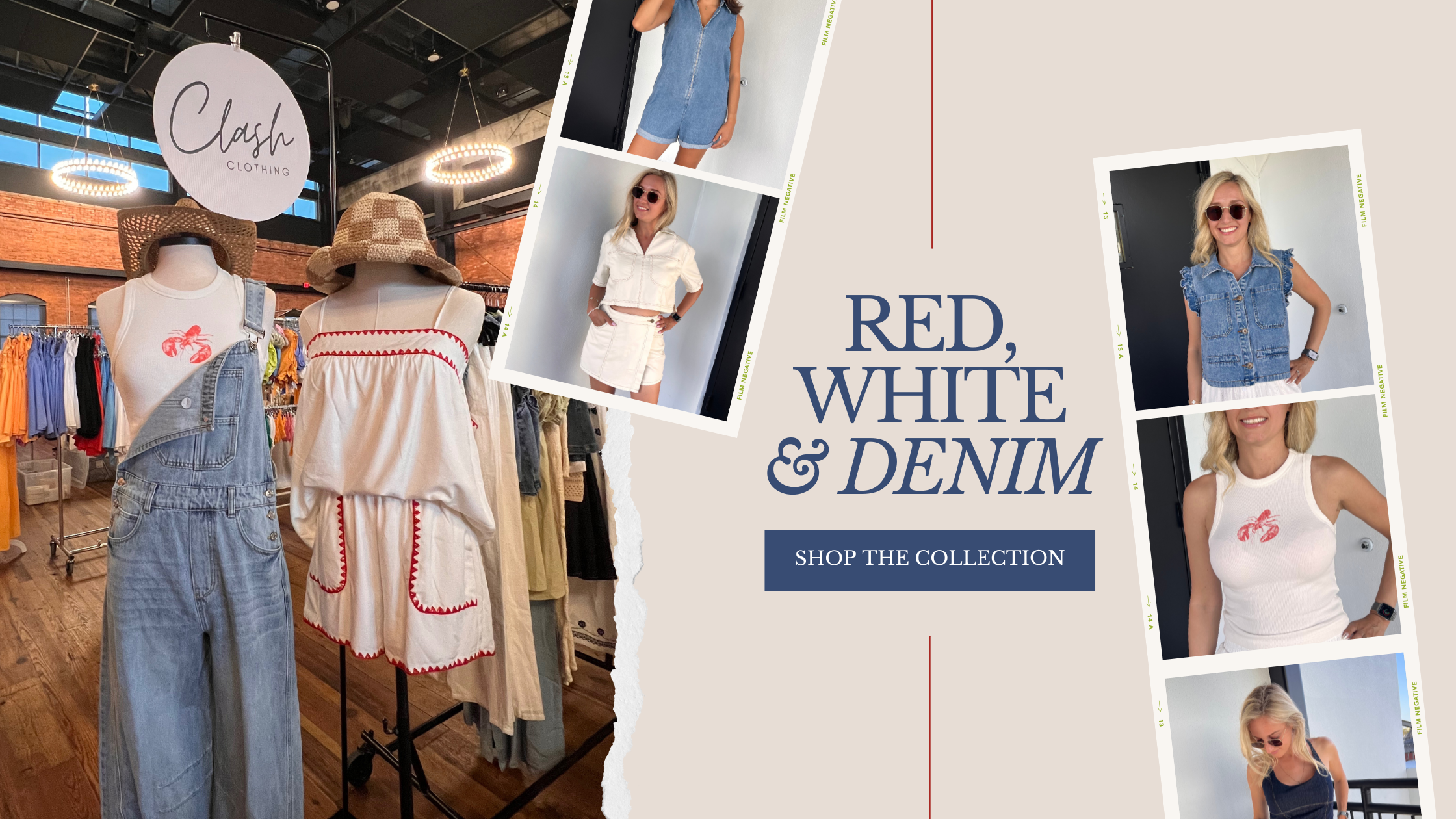 Red White & Denim Collection Images